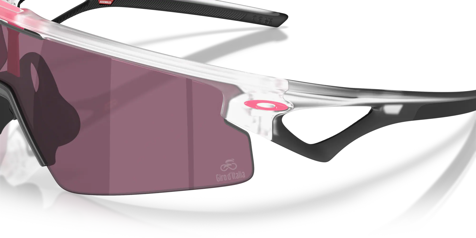 OAKLEY SPHAERA STRIKE GIRO D'ITALIE COLLECTION - MATTE CLEAR - PRIZM ROAD BLACK