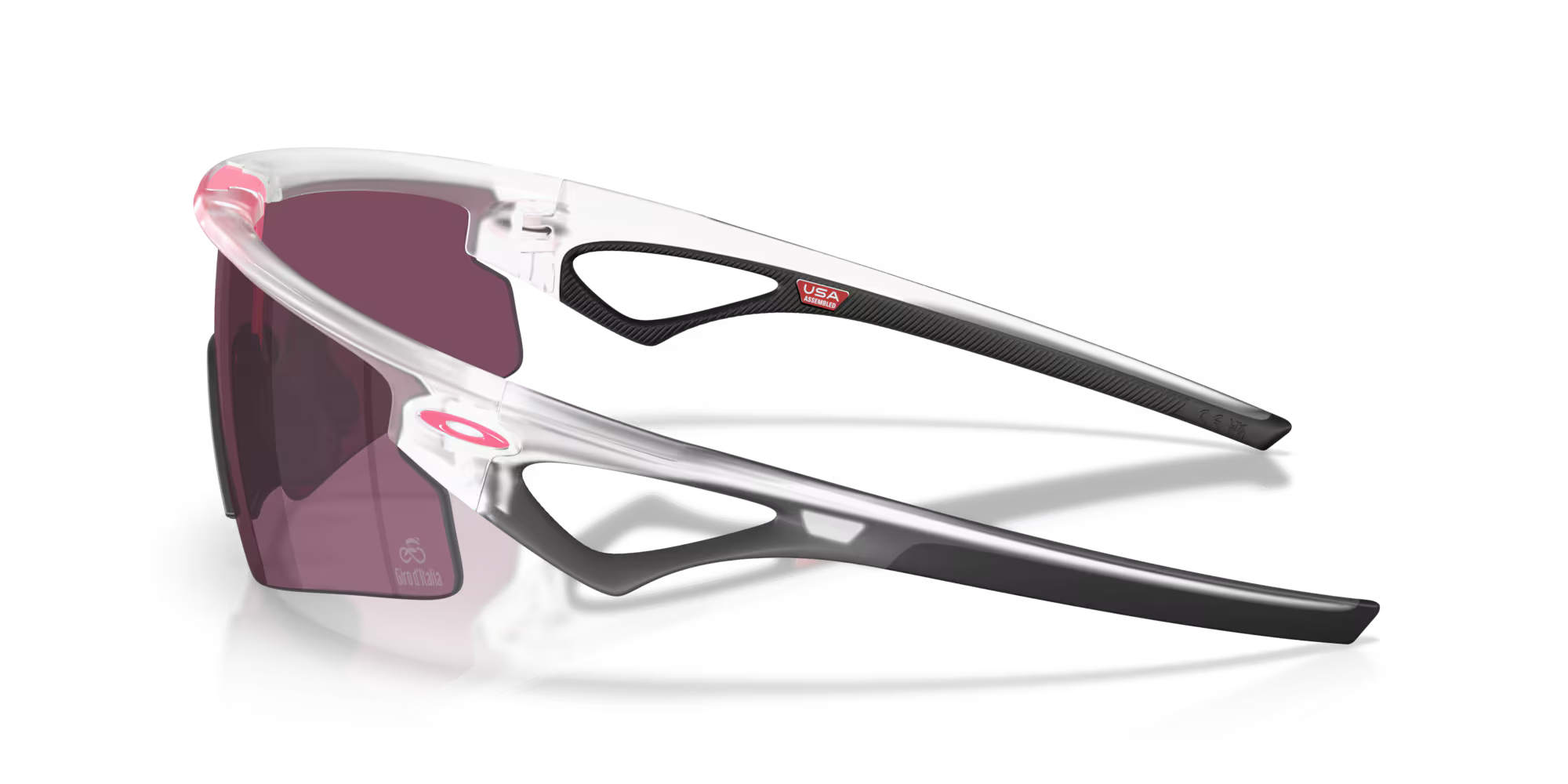 OAKLEY SPHAERA STRIKE GIRO D'ITALIE COLLECTION - MATTE CLEAR - PRIZM ROAD BLACK
