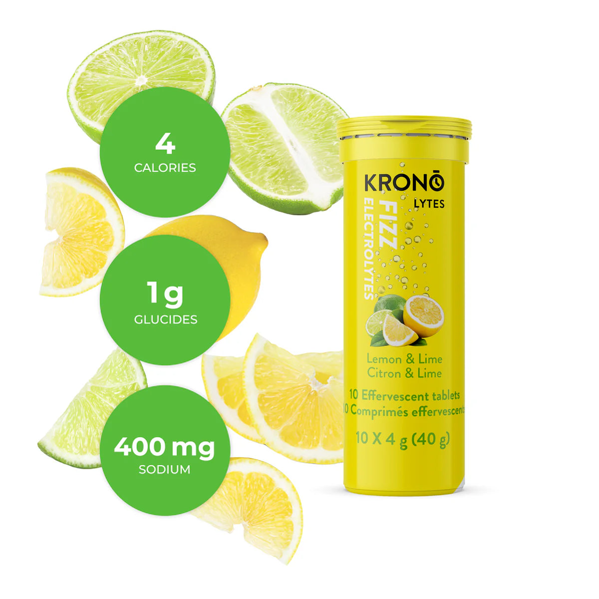 KRONO ÉLECTROLYTES - COMPRIMÉS EFFERVESCENTS