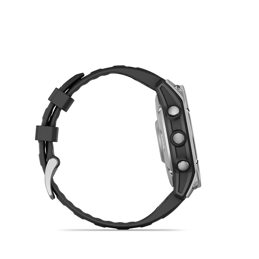 Garmin fenix E AMOLED 47mm, Acier inoxydable, vue 4