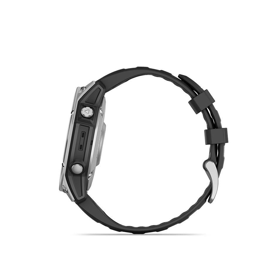 Garmin fenix E AMOLED 47mm, Acier inoxydable, vue 6