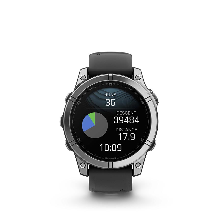 Garmin fenix E AMOLED 47mm, Acier inoxydable, vue 12