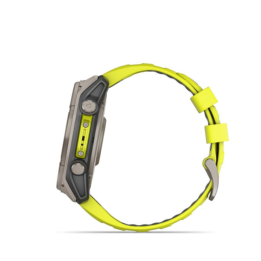 Garmin fenix 8 Solar Sapphire 51mm, Titane, vue 6