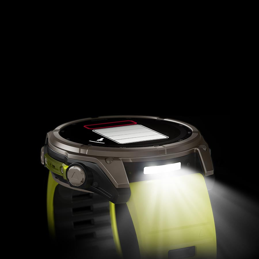 Garmin fenix 8 Solar Sapphire 51mm, Titane, vue 7
