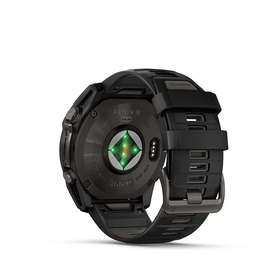 Garmin fenix 8 Solar Sapphire 51mm, Gris, vue 5