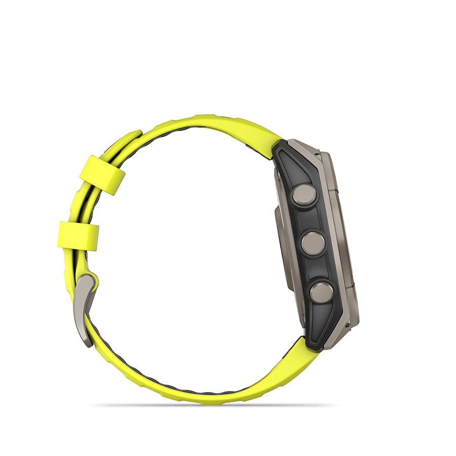 Garmin fenix 8 Solar Sapphire 47mm, Titane, vue 4