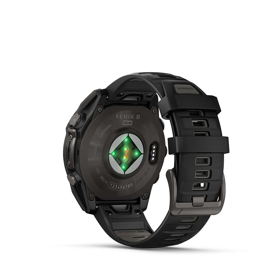 Garmin fenix 8 Solar Sapphire 47mm, Gris, vue 5