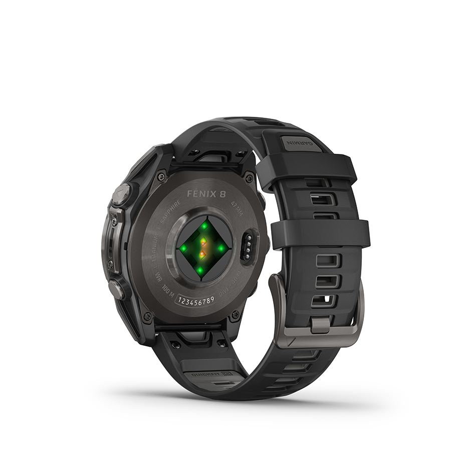 Garmin fenix 8 AMOLED Sapphire 47mm, Gris, vue 5