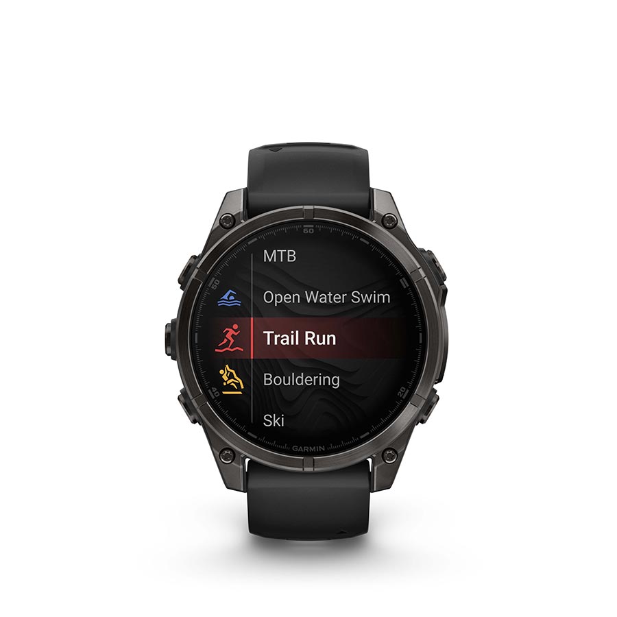Garmin fenix 8 AMOLED Sapphire 47mm, Gris, vue 9