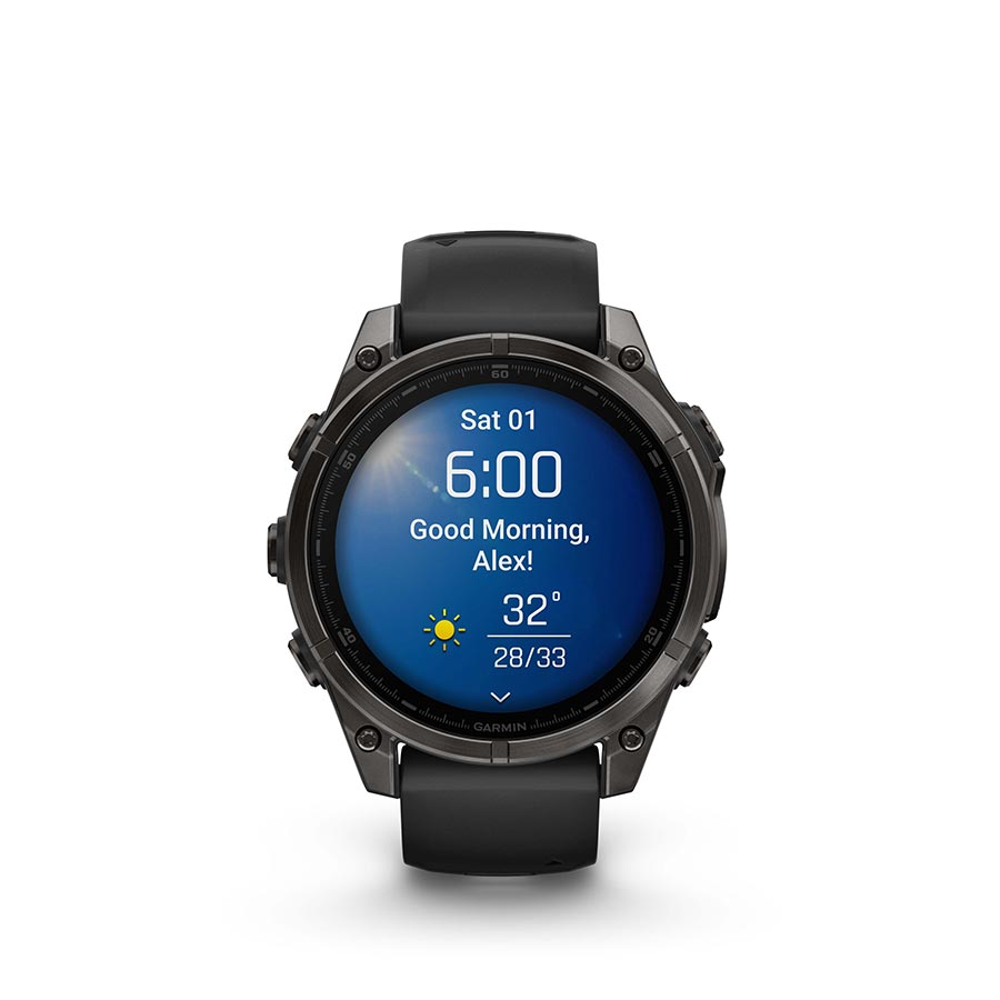 Garmin fenix 8 AMOLED Sapphire 47mm, Gris, vue 12