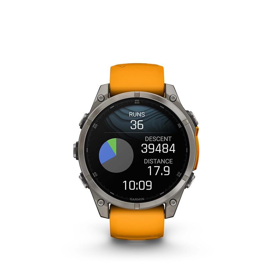 Garmin fenix 8 AMOLED Sapphire 47mm, Titane, vue 11