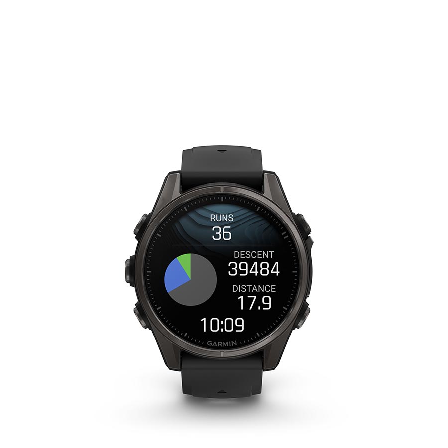 Garmin fenix 8 AMOLED Sapphire 43mm, Gris, vue 9
