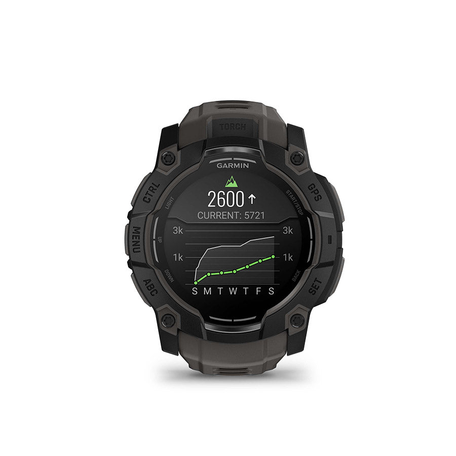 Garmin Instinct 3 50mm AMOLED, Noir, vue 9