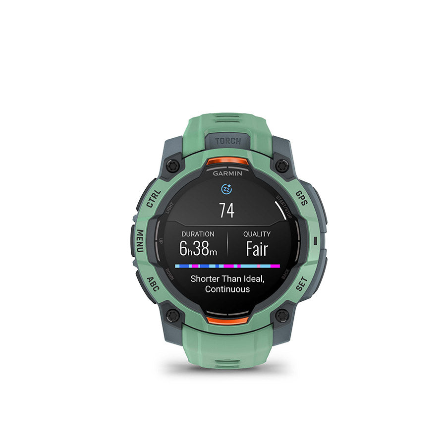 Garmin Instinct 3 45mm AMOLED, Neo Tropic, vue 10