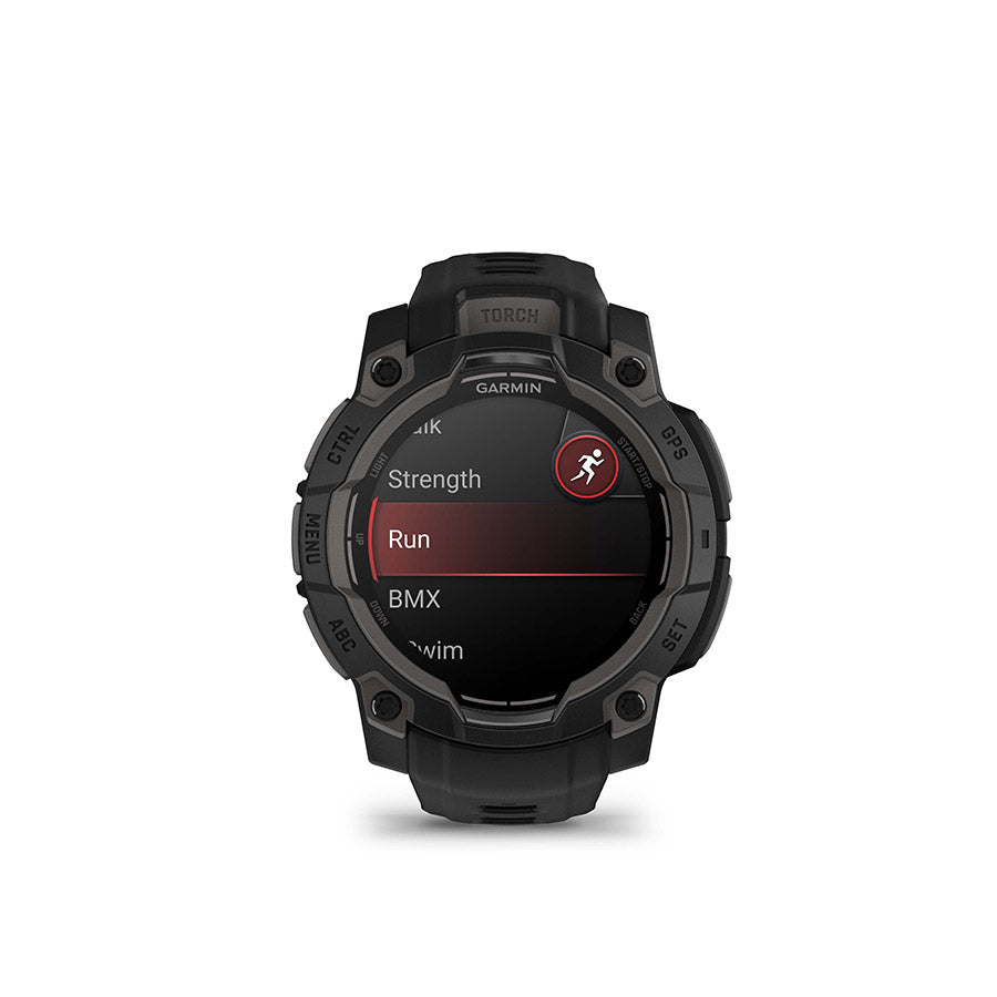Garmin Instinct 3 45mm AMOLED, Noir, vue 2