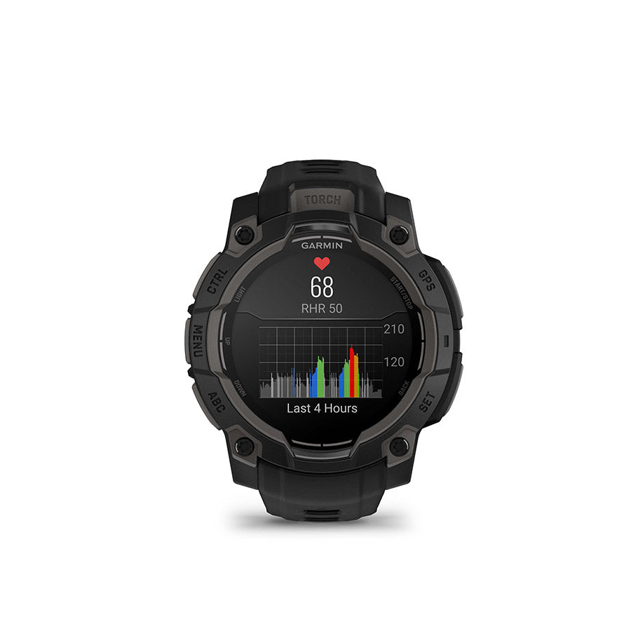 Garmin Instinct 3 45mm AMOLED, Noir, vue 7