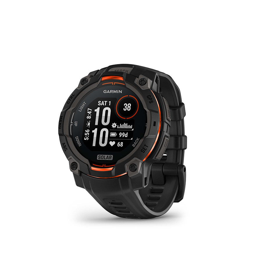 Garmin Instinct 3 45mm Solar, Noir, vue 1
