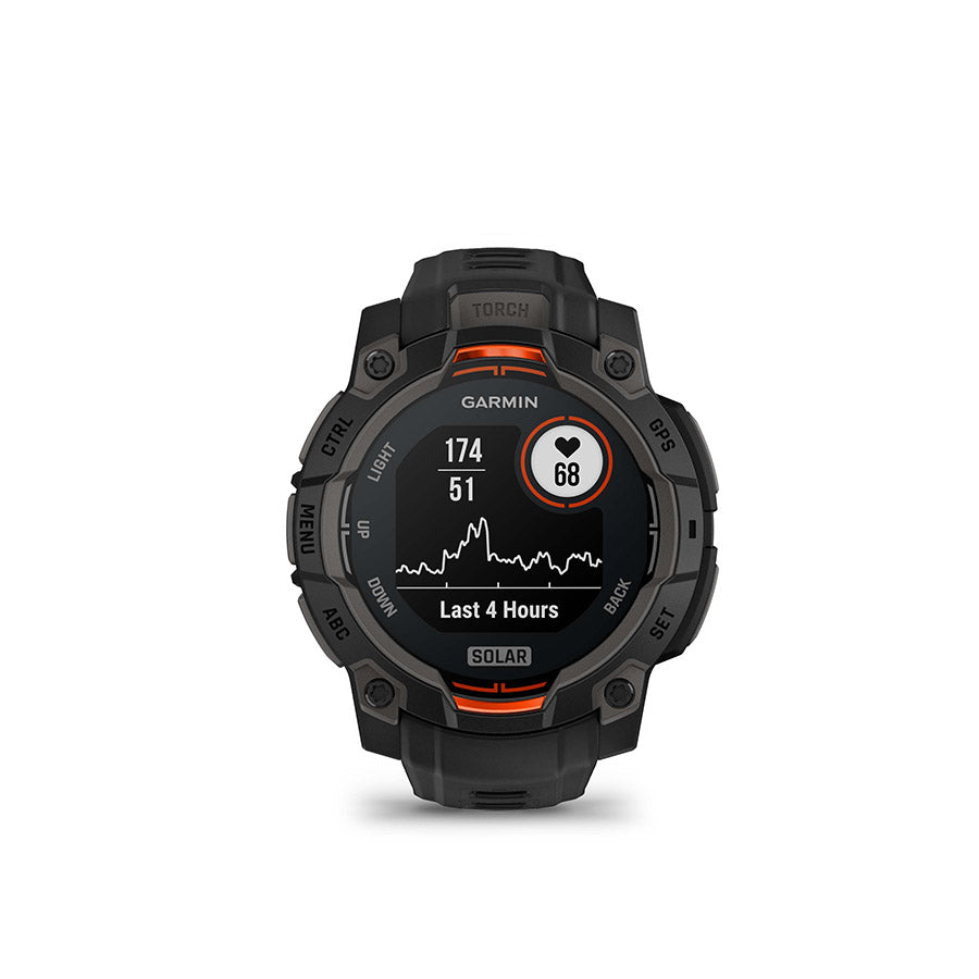 Garmin Instinct 3 45mm Solar, Noir, vue 8