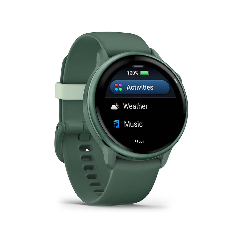 Garmin vivoactive 6, Jasper Green, vue 3