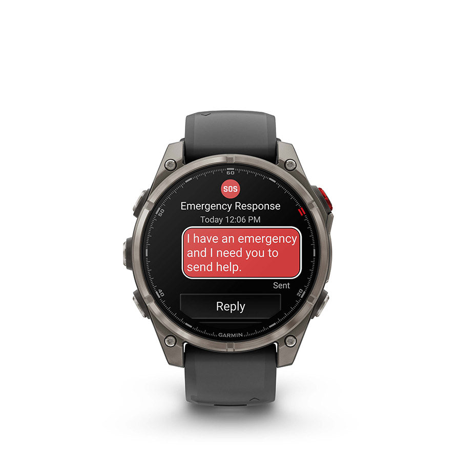 Garmin fenix 8 Pro 47mm AMOLED Sapphire, Noir, vue 6