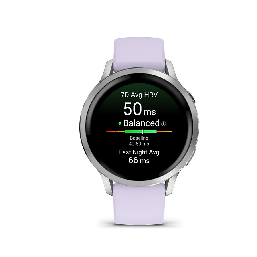 Garmin Venu 4 41mm, Argent et Periwinkle, vue 2
