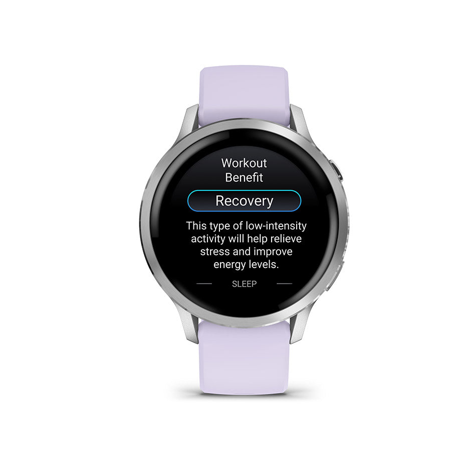 Garmin Venu 4 41mm, Argent et Periwinkle, vue 6