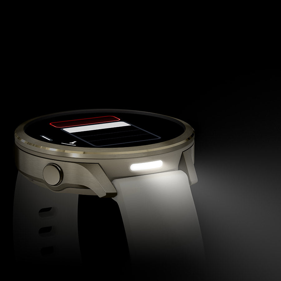 Garmin Venu 4 41mm, Lunar Gold et cuir Light Sand, vue 9