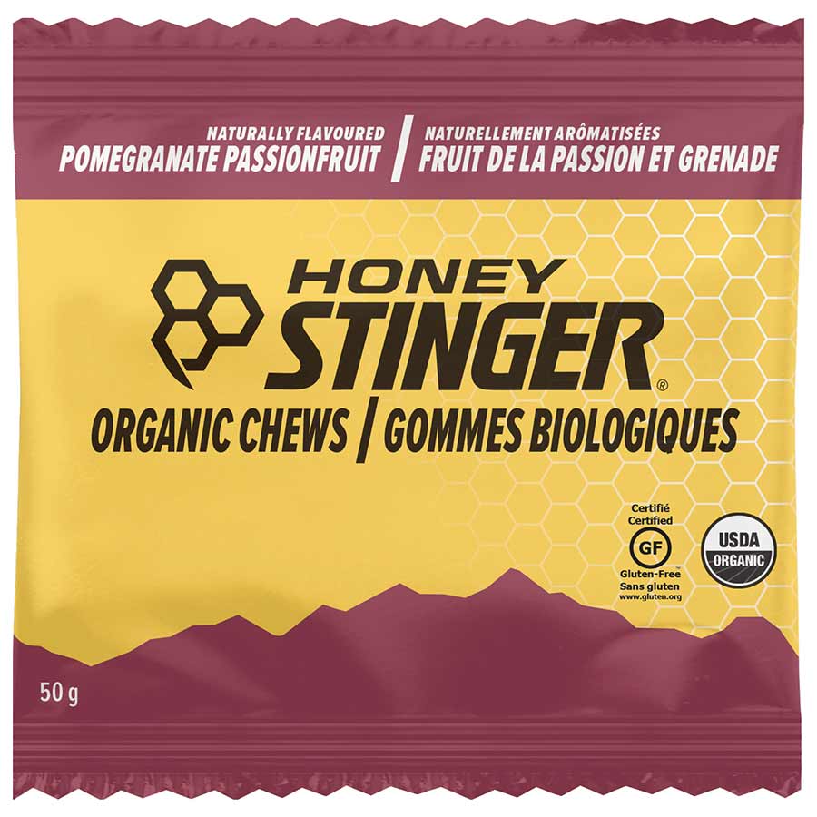 Honey Stinger, Organic Energy Chews, Box of 12 x 50g, Fruit Smoothie