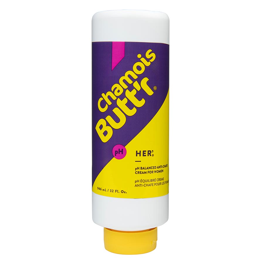 Chamois Butt'R Her, Bouteille à bouchon rabattable 32 oz (946 ml), vue 1