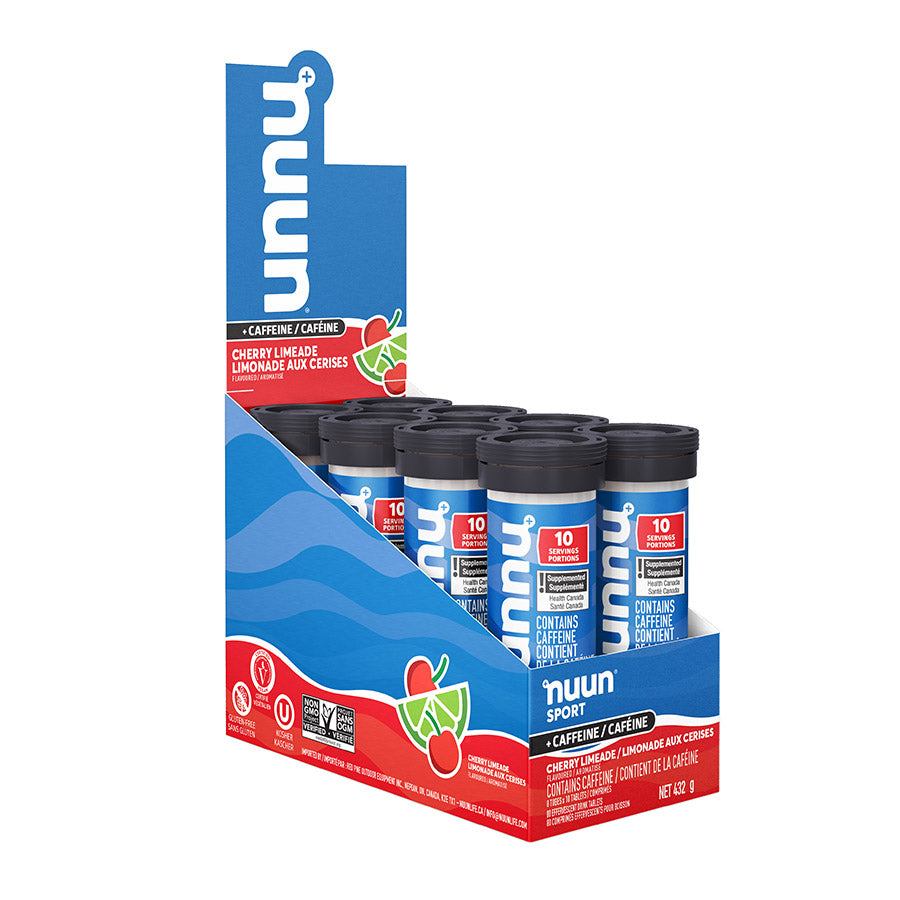 Nuun, Sport with Caffeine, Drink Mix, Orange/Mango, Box of 8, 10 servings, 8pcs