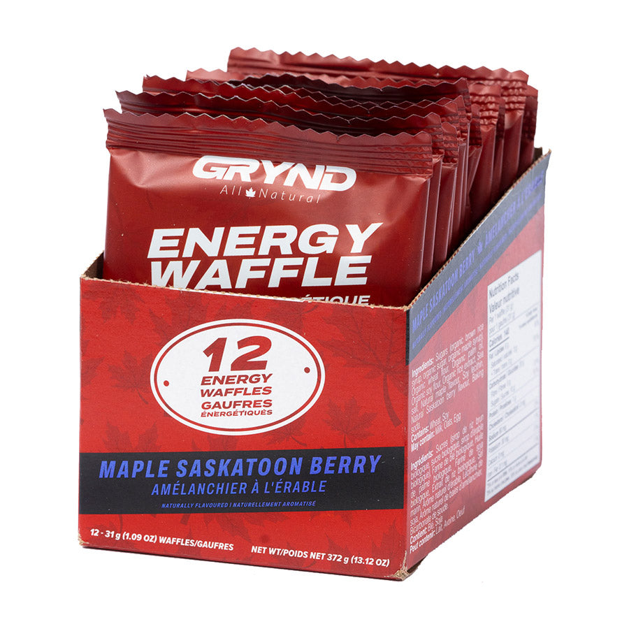 Grynd Energy gaufre à l'érable, Amélanche, vue 2