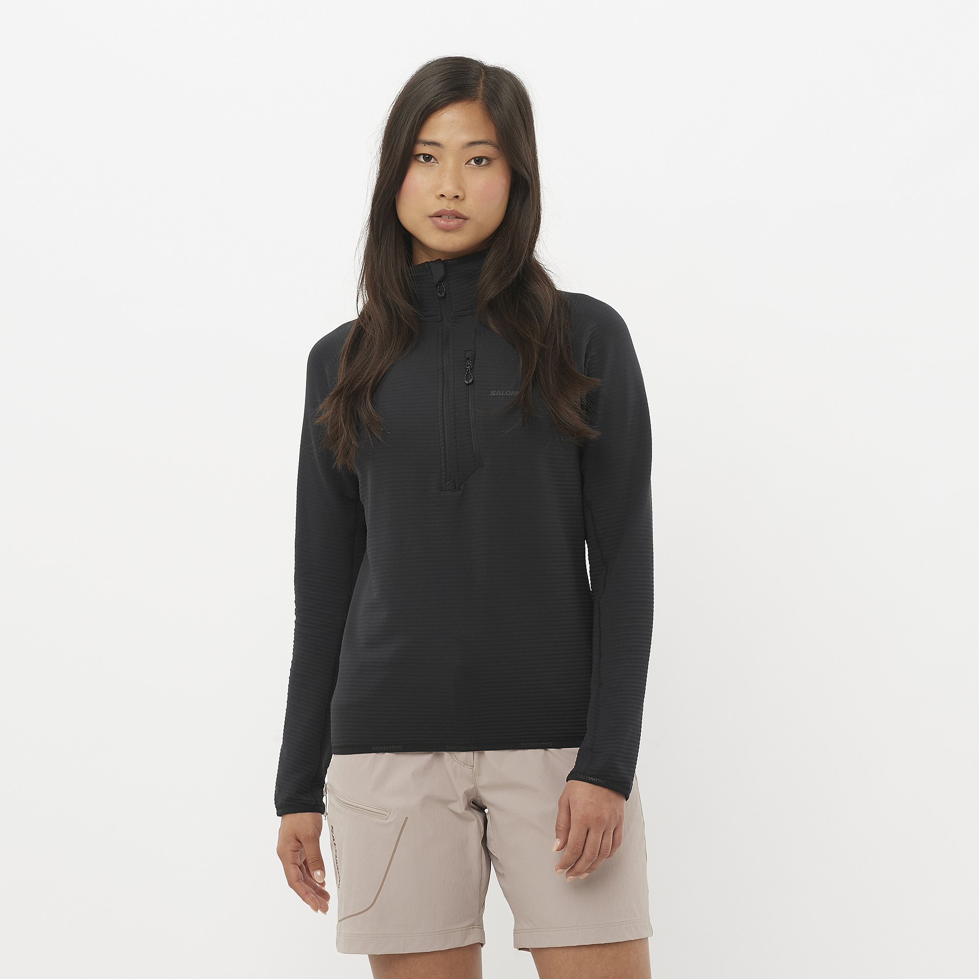 SALOMON ESSENTIAL LIGHTWARM HALF ZIP F/W