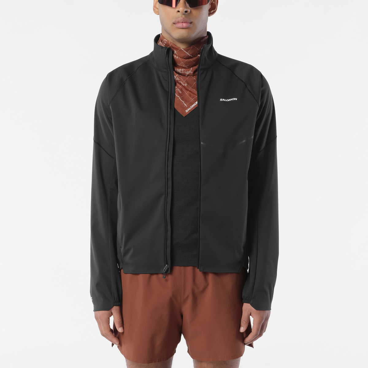 Salomon Sense Softshell manteau homme, Deep Black, vue 1
