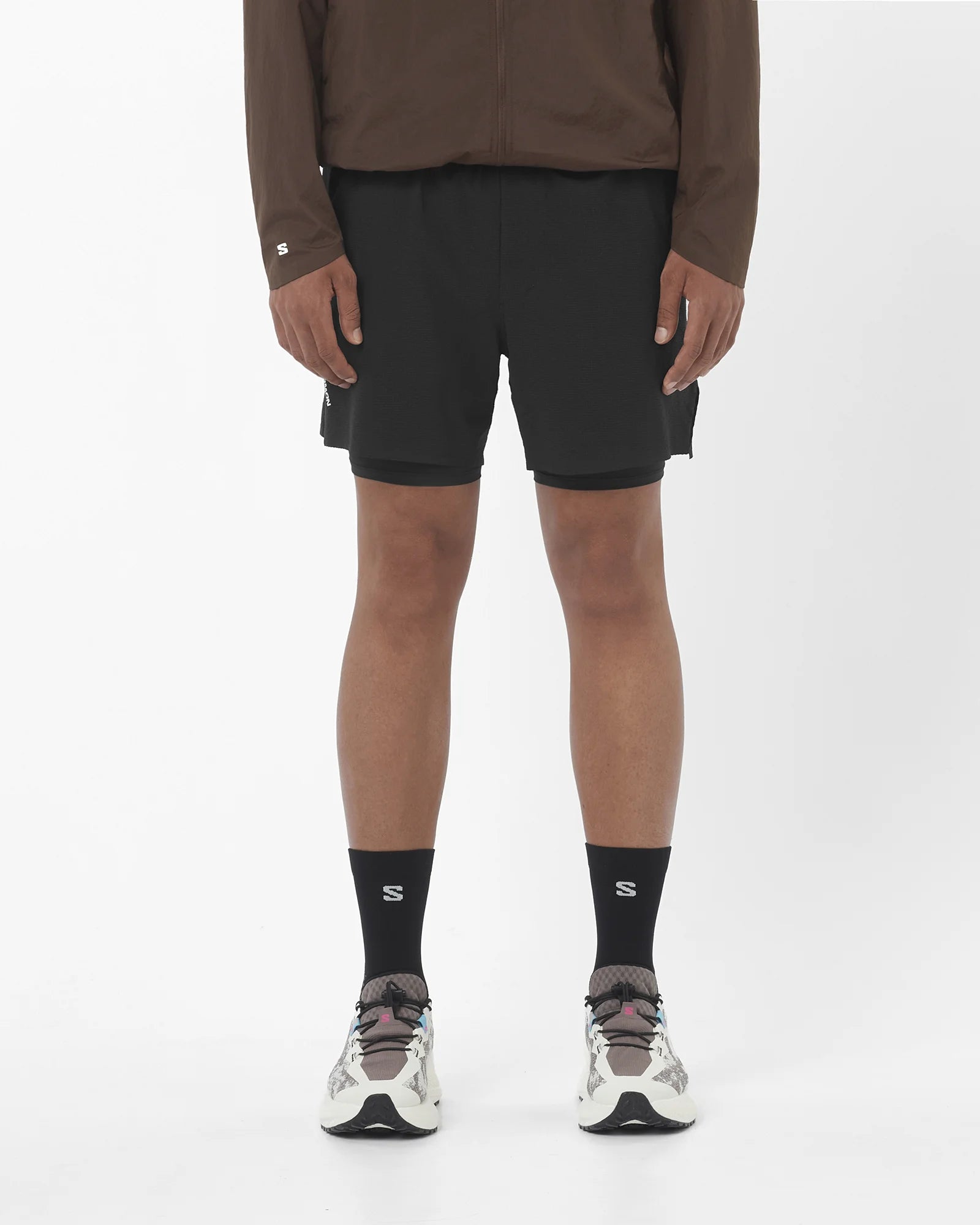 SALOMON SENSE AERO 2IN1 TRAIL SHORT 5" H/M
