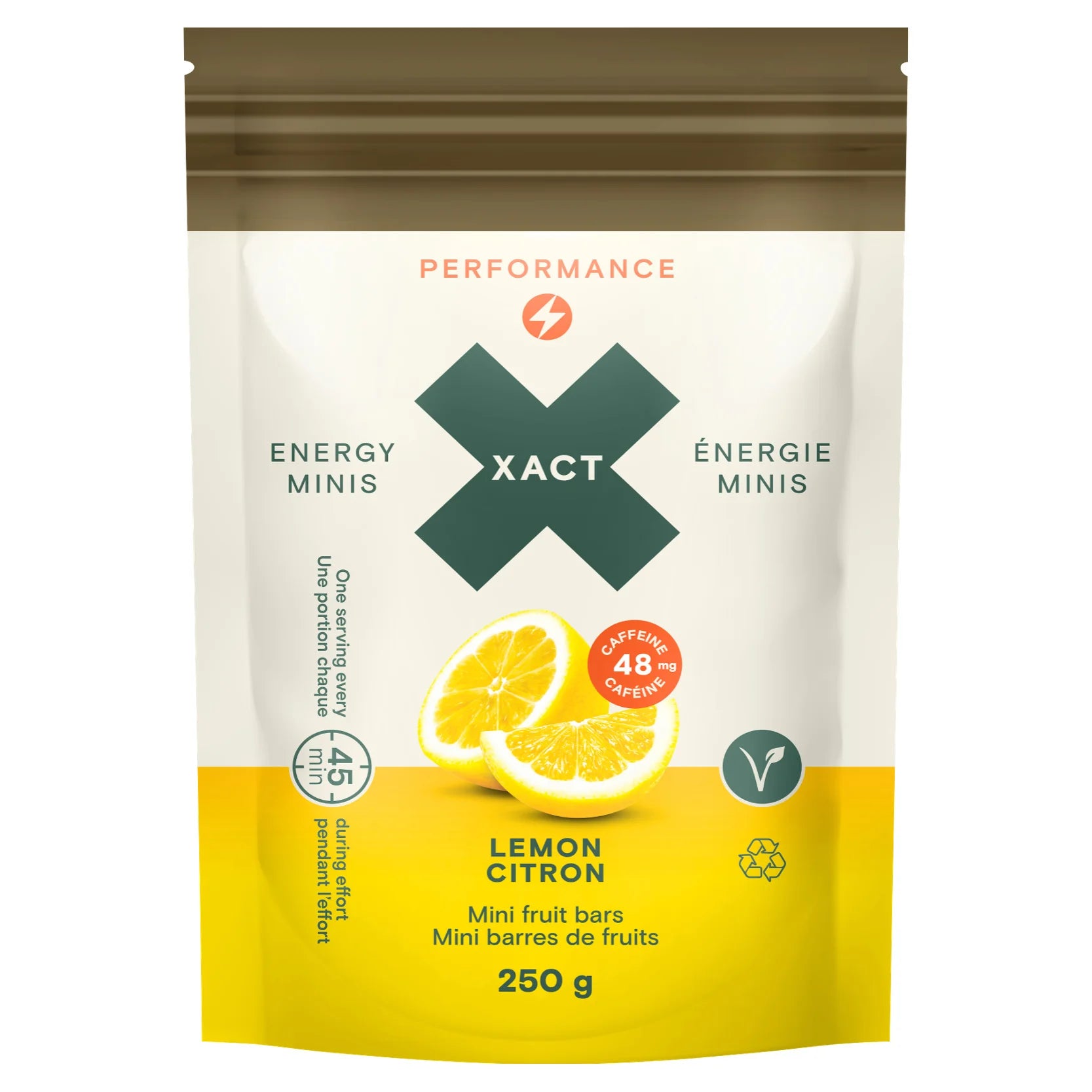 XACT ÉNERGIE MINIS - BARRES ÉNERGÉTIQUES (250G) - CAFÉINE