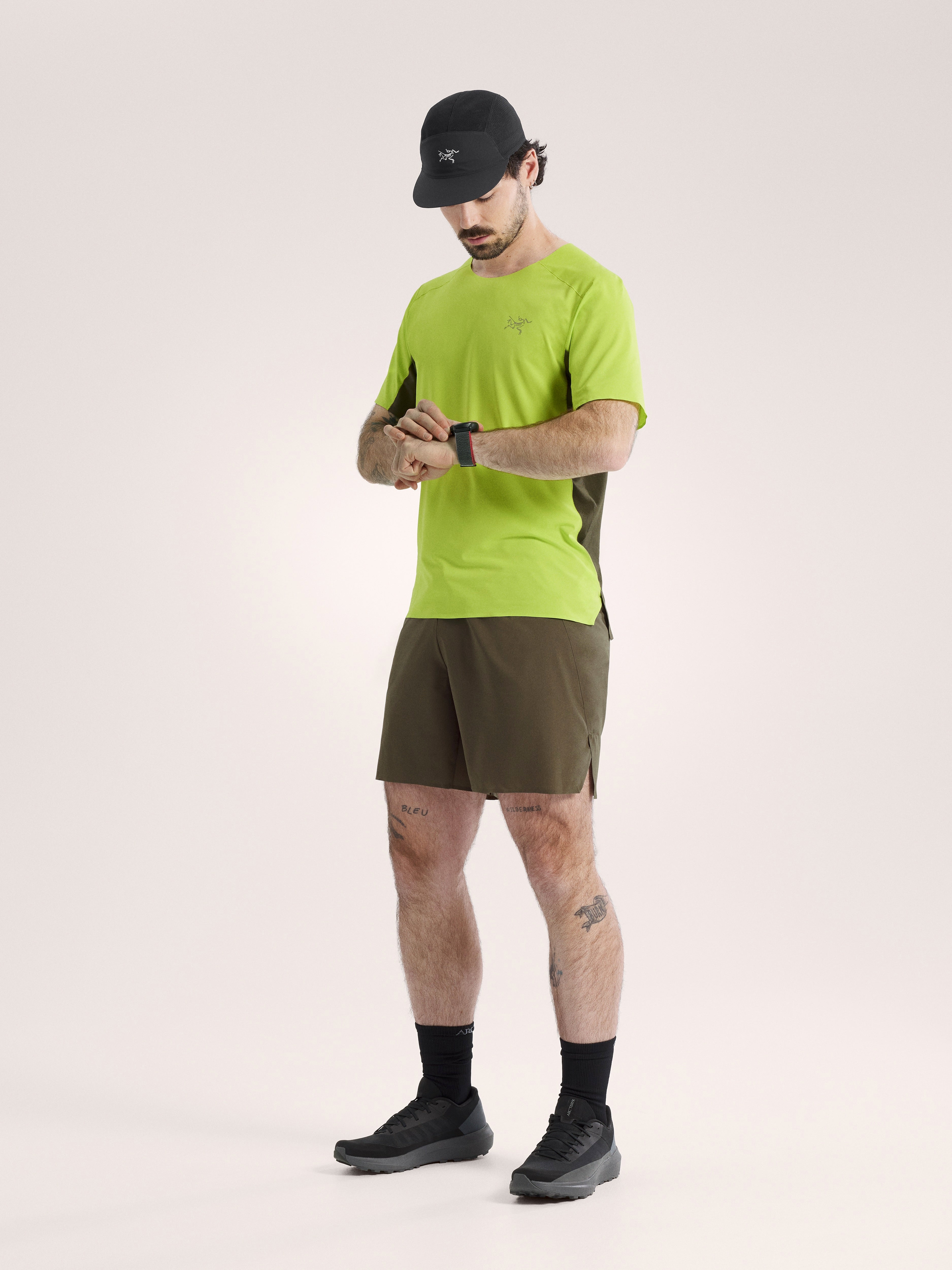 ARC'TERYX NORVAN DOWNWORD LOGO SS H/M