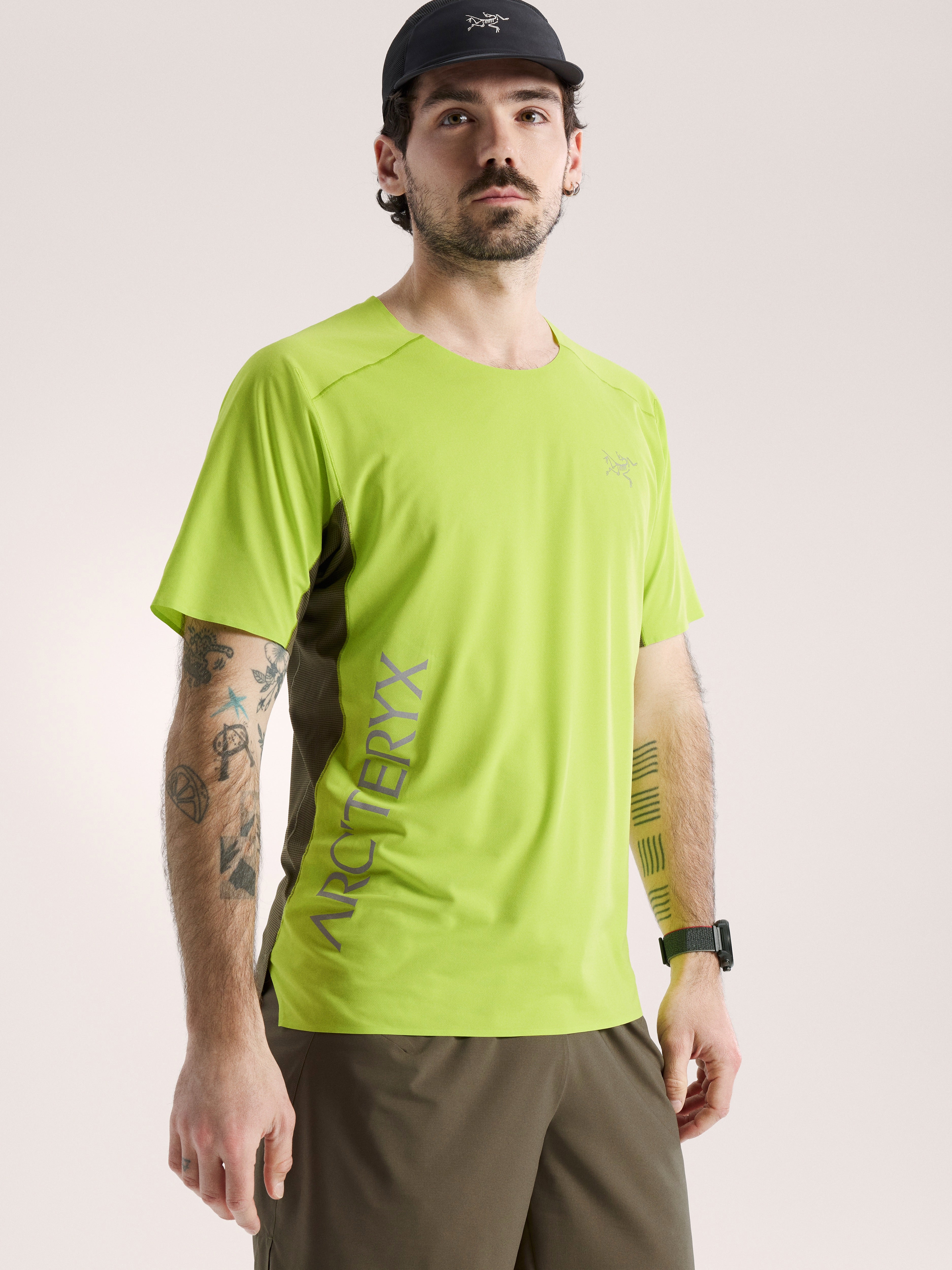 ARC'TERYX NORVAN DOWNWORD LOGO SS H/M