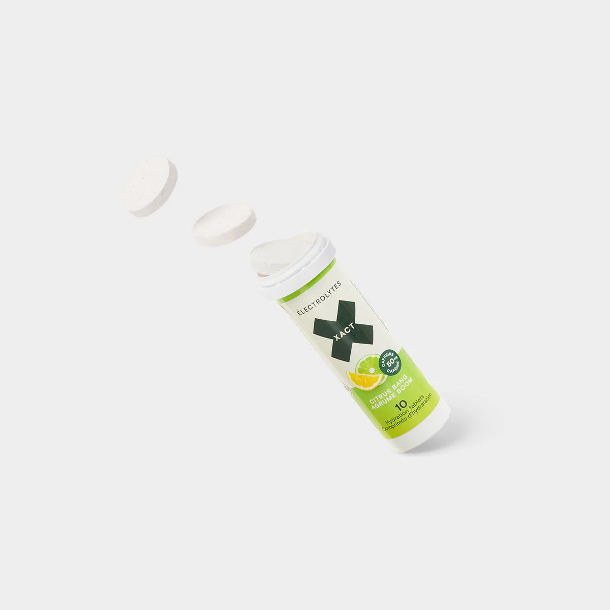 XACT ÉLECTROLYTES - COMPRIMÉS D'HYDRATATION SPORTIVE - CAFÉINE