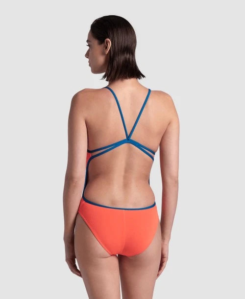 ARENA SWIMSUIT LACE BACK SOLID F/W