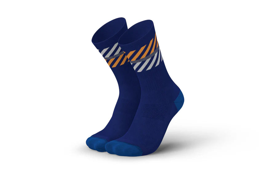 INCYLENCE MERINO LIGHT LANES NAVY ORANGE