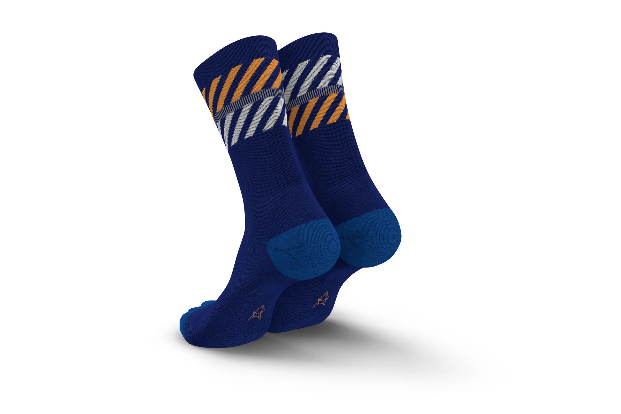 INCYLENCE MERINO LIGHT LANES NAVY ORANGE