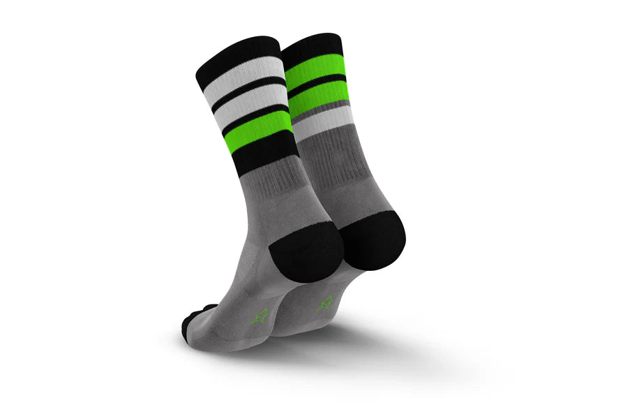 INCYLENCE MERINO STRIVE LIGHT GREY NEON GREEN