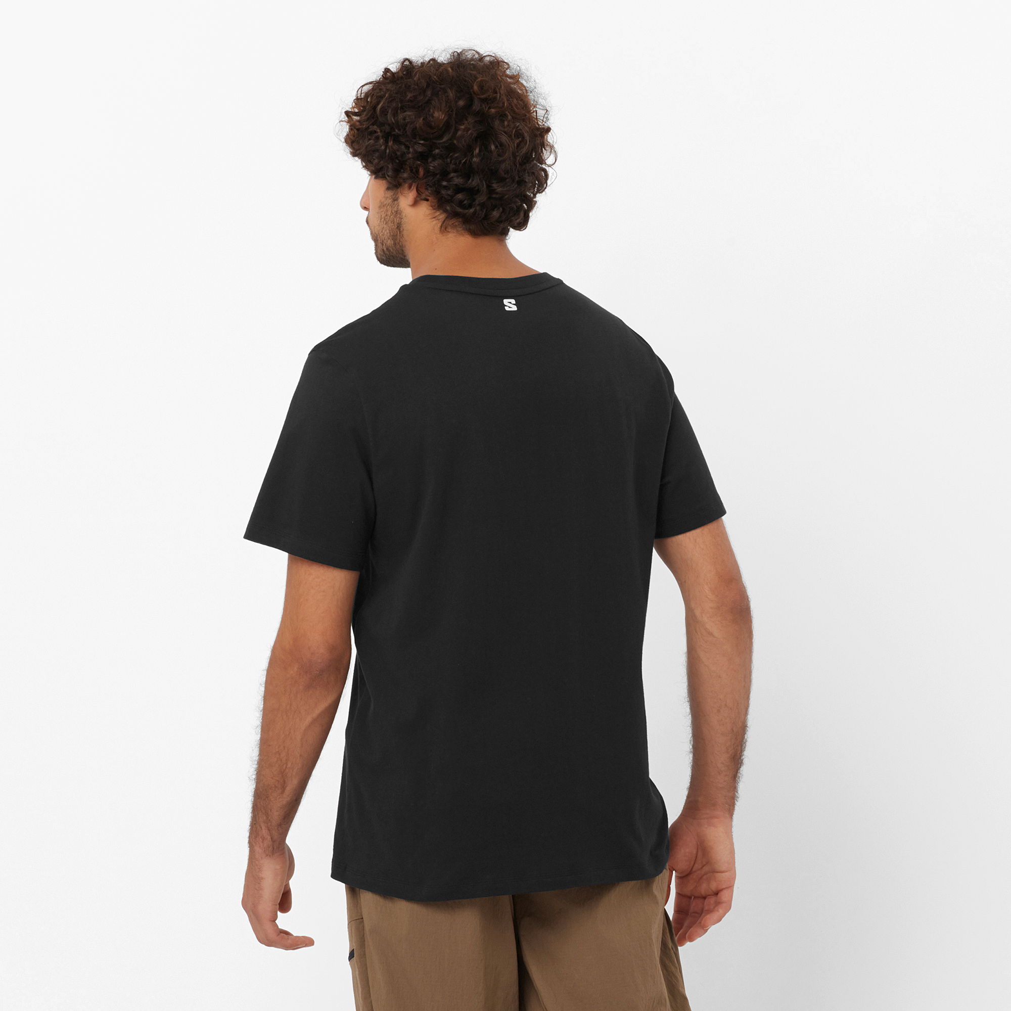 SALOMON LOGO PERFORMANCE SS TEE H/M