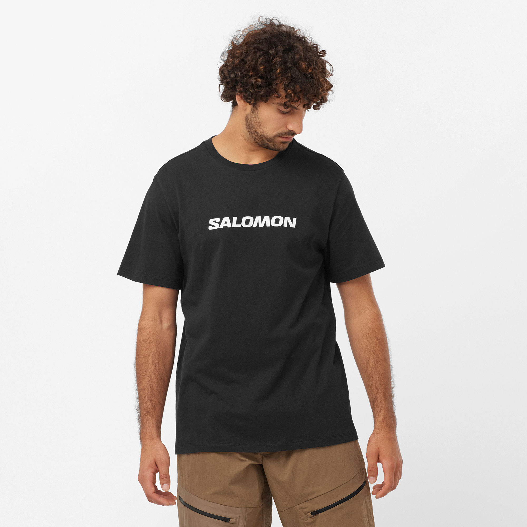 SALOMON LOGO PERFORMANCE SS TEE H/M