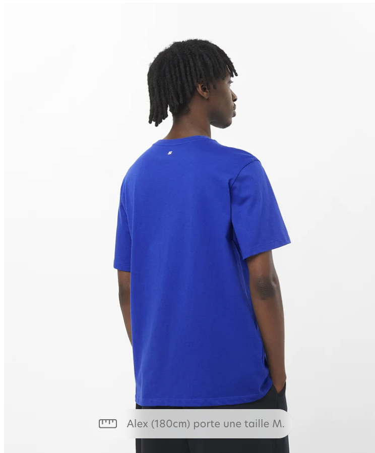 SALOMON LOGO PERFORMANCE SS TEE H/M
