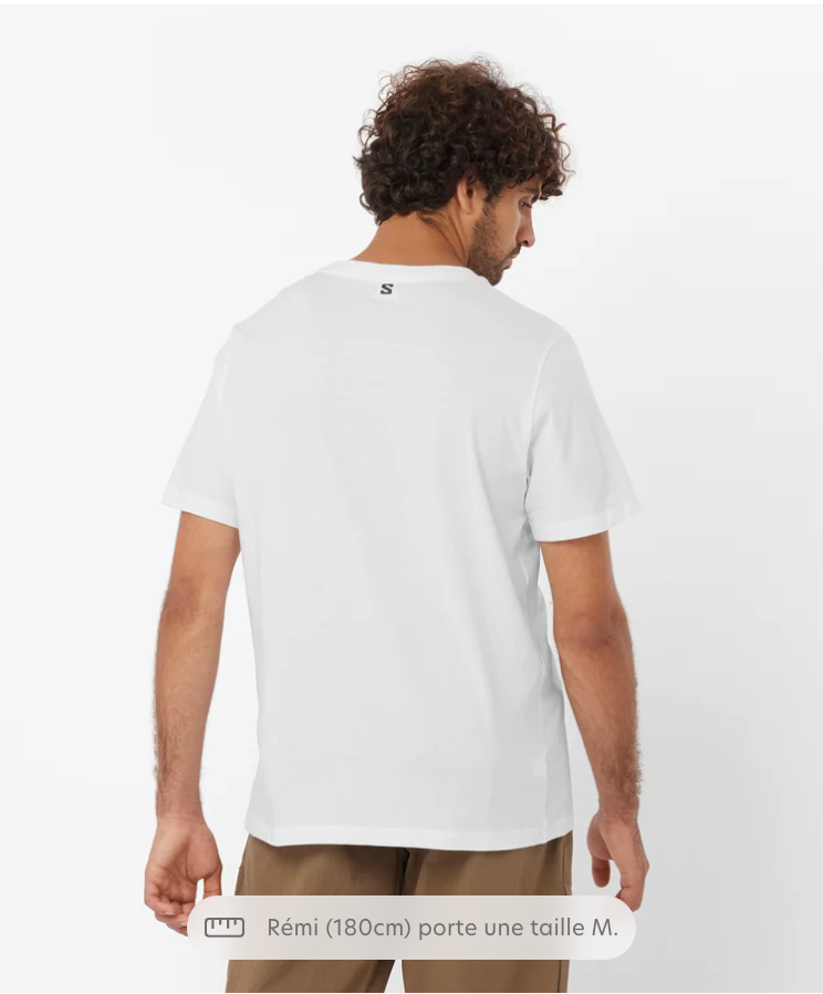 SALOMON LOGO PERFORMANCE SS TEE H/M