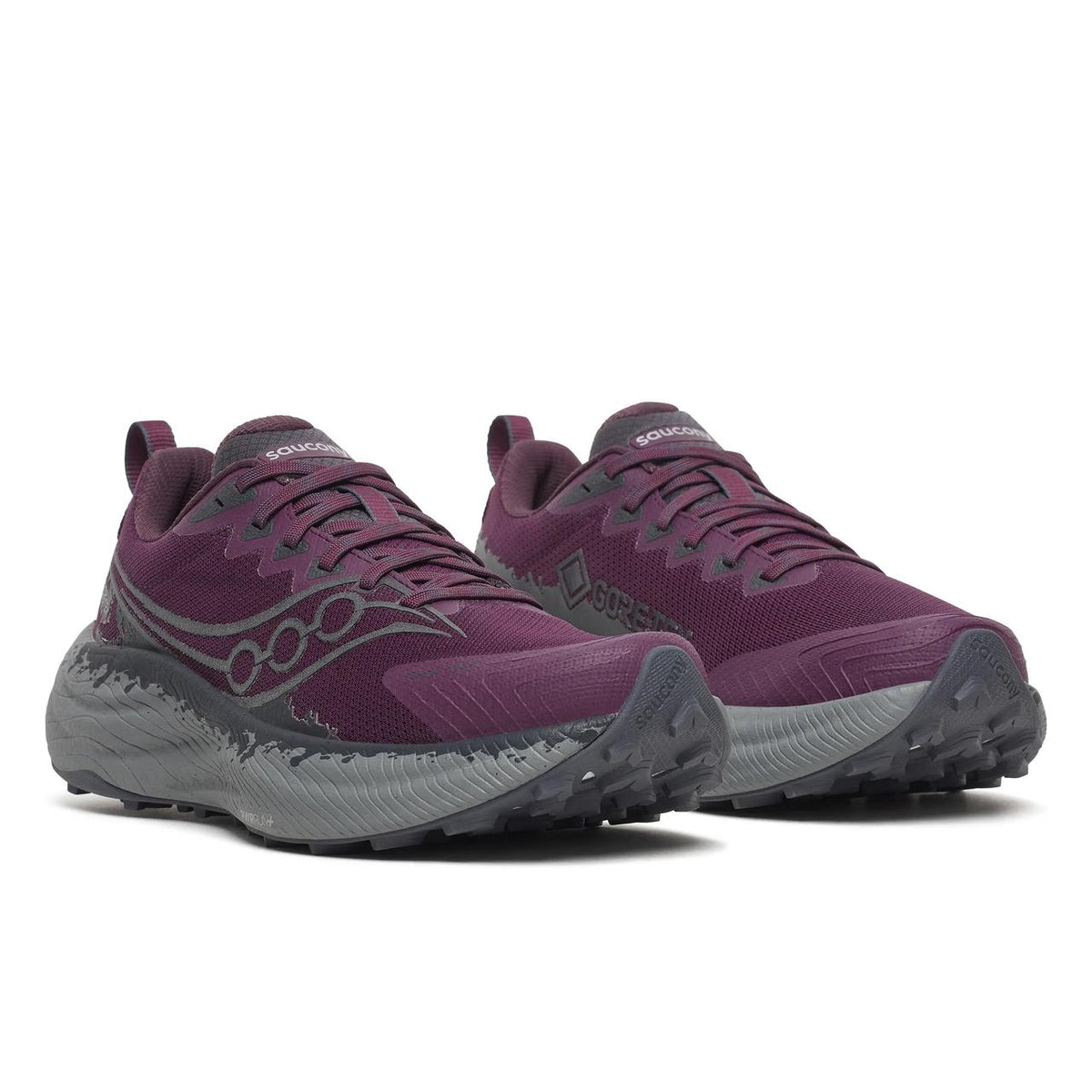Saucony Ride TR3 GTX femme, Eggplant / Ebony, vue 2