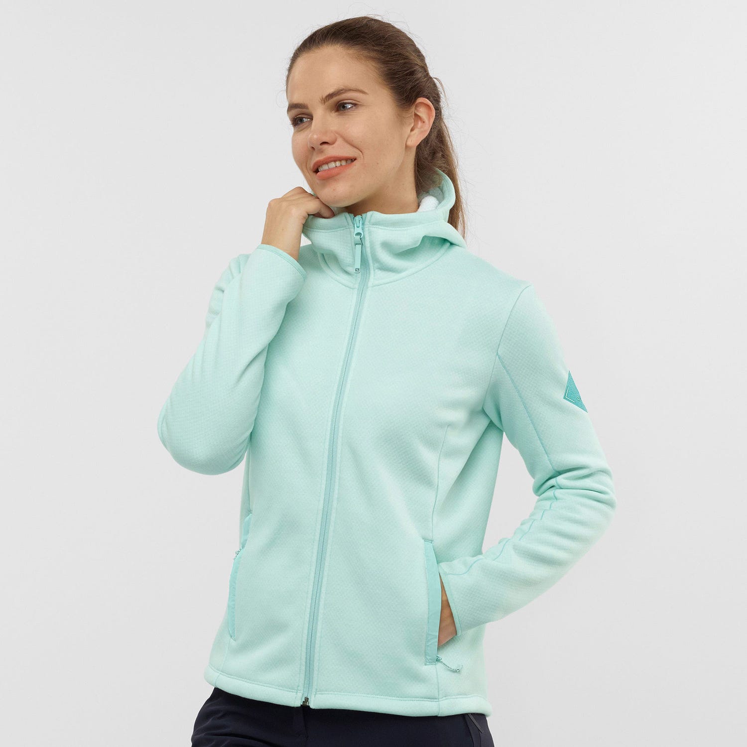 SALOMON SNOWSHELTER FZ HOODIE F/W