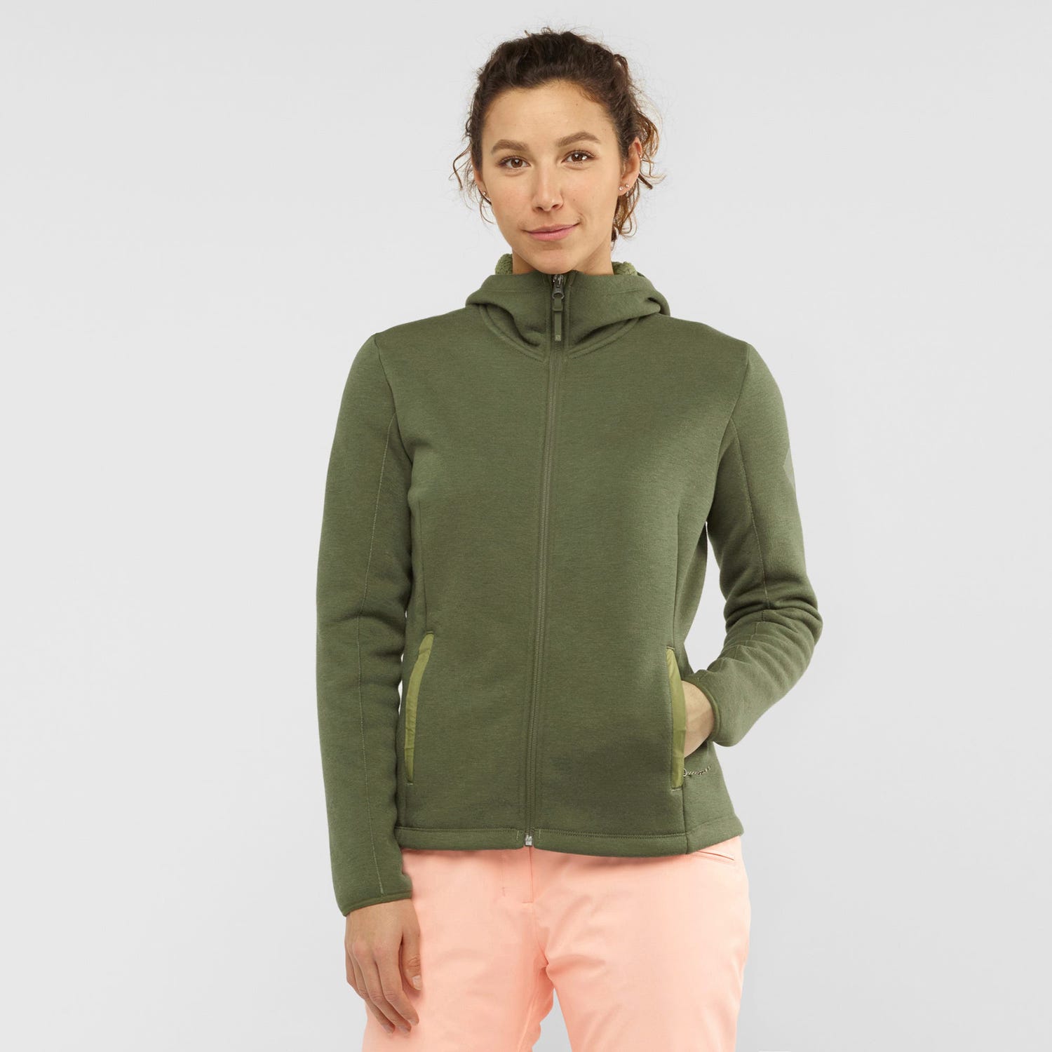 SALOMON SNOWSHELTER FZ HOODIE F/W