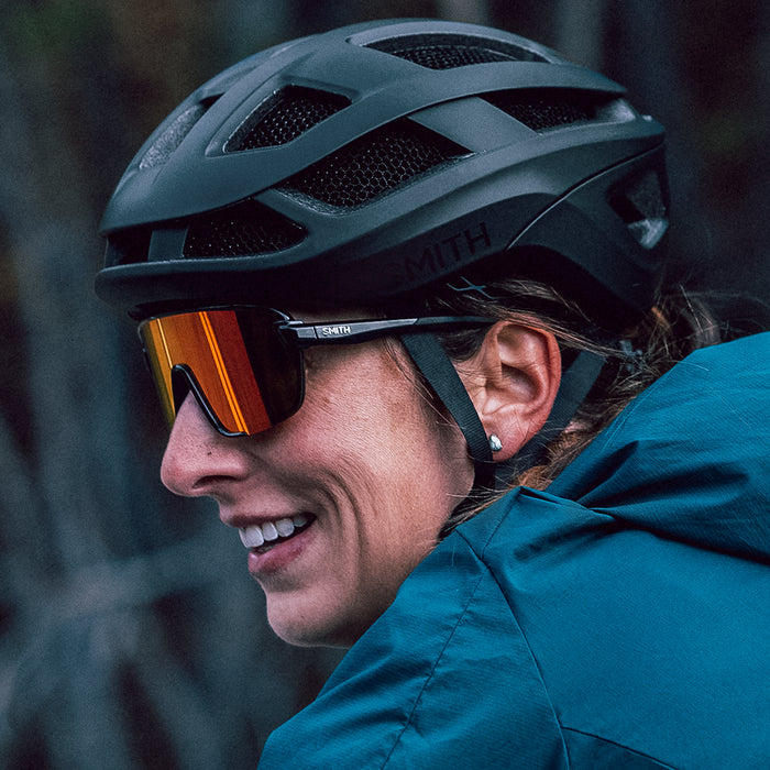 SMITH BOBCAT BLACK/ CP RED MIRROR